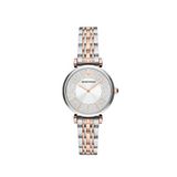 Emporio Armani Ar11537 Metalik Gri Çelik Kadın Kol Saati - Pembe