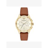 Emporio Armani AR11714 Deri Kahverengi Erkek Kol Saati
