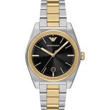 Emporio Armani AR11715 Erkek Kol Saati - Altın - Metalik Gri