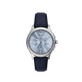 Emporio Armani Ar11747 Lacivert Deri Erkek Kol Saati