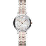 Emporio Armani AR11808 Kadın Kol Saati - Metalik Gri - Pembe