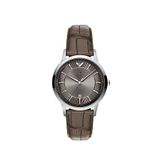 Emporio Armani Ar11823 Deri Erkek Kol Saati - Kahverengi