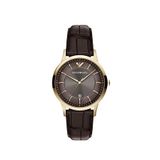 Emporio Armani Ar11824 Deri Erkek Kol Saati - Kahverengi