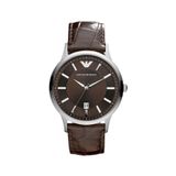 Emporio Armani AR2413 Erkek Deri Kordon Kuvars Saat