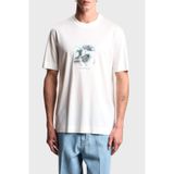 Emporio Armani Baskılı Pamuk Karışımlı Regular Fit Bisiklet Yaka T Shirt Erkek T SHİRT EM005272 AF10017 U0003