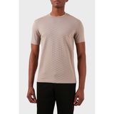 Emporio Armani Bisiklet Yaka % 100 Pamuk Slim Fit T Shirt Erkek T Shirt 8N1TL7 1jhwz 0650 - 2XL - Sütlü Kahve