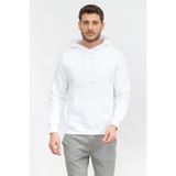 Emporio Armani Bisiklet Yaka Sweatshirt, L, 855475, beyaz, erkek
