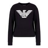 Emporio Armani Bisiklet Yaka Sweatshirt Mavi, L, 974829, Lacivert, kadın