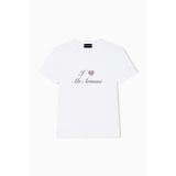 Emporio Armani Bisiklet Yaka T-Shirt Beyaz, L, EW004384AF12571, BRILLIANT WHITE, Kadın