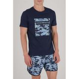 Emporio Armani Bisiklet Yaka T-Shirt, M, 2118184R469, Lacivert, Erkek