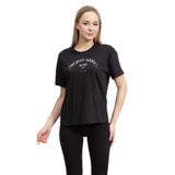 Emporio Armani Bisiklet Yaka T-Shirt, S, 974833, Siyah, Kadın