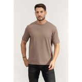 Emporio Armani Bisiklet Yaka T-Shirt, S, EM003011AF10762, Kahverengi, Erkek