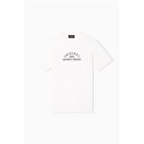 Emporio Armani Bisiklet Yaka T-Shirt, S, EW003628AF13318, Krem, Kadın