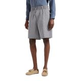 Emporio Armani Çizgili Gofre Relaxed Fit Short Erkek Short 3D1PE2 1npız 06F8