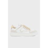 Emporio Armani Deri Logolu Sneaker Ayakkabı Bayan AYAKKABI EW003081 AF25727 MZ773