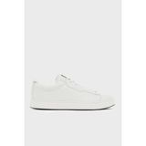 Emporio Armani Deri Logolu Sneaker Ayakkabı Erkek Ayakkabı EM005292 AF24320 U0003 - Beyaz