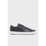 Emporio Armani Deri Logolu Sneaker Ayakkabı Erkek AYAKKABI EM005292 AF24320 U8139