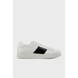 Emporio Armani Deri Sneaker Ayakkabı Erkek Ayakkabı X4X570 XN840 K488 - Beyaz