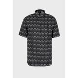 Emporio Armani Desenli Kısa Kollu Gömlek Erkek Gömlek 3R1CQ7 1NWDZ F074