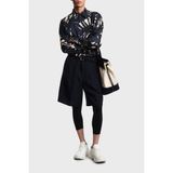 Emporio Armani Desenli Relaxed Fit Uzun Kollu Gömlek Erkek Gömlek EM005762 AF13285 F1047 - Lacivert - Bej
