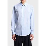 Emporio Armani Dokuma Pamuk Regualr Fit Kent Yaka Gömlek Erkek Gömlek EM000099 TE14192 U9333 - Mavi - XL