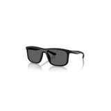 Emporio Armani EA 4234U 5001T3 57 Siyah Polarize Kare Kemik Unisex Güneş Gözlüğü