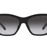 Emporio Armani EA4203U Parlak Siyah Gradyan Duman Evrensel Fit Kedi Gözü Kadın Güneş Gözlüğü