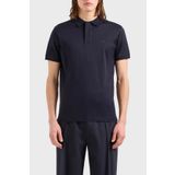Emporio Armani EM000080 AF10094 UB118 Polo Yaka Lacivert Erkek T-shirt