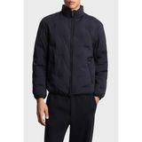 Emporio Armani EM003045 AF18232 UB118 - Lacivert Logolu Regular Fit Dik Yaka Erkek Mont