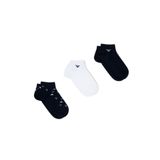 EMPORIO ARMANI Erkek 3'lü paket iç çoraplar, kol. MAVİ/MAVİ ARM/WH, S/M