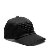 Emporio Armani Erkek Aquila Beyzbol Şapkası Siyah, siyah, One Size