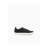 Emporio Armani Erkek Bağlamalı Orta Kalın Taban Deri Siyah Sneaker EM003843 AF20003-MC012