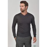 Emporio Armani Erkek Basic Kısa Kollu Logo Nakışlı Mavi Kazak 8N1M41 1M67Z-GRI - 52