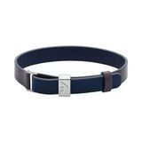 Emporio Armani Erkek Bileklik Egs2918040 Deri Gri Mavi