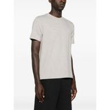 Emporio Armani Erkek Bisiklet Yaka Çizgili Kısa Kol Bej T-Shirt 3D1T7Q 1J6BZ-F630 - XL
