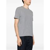Emporio Armani Erkek Bisiklet Yaka Çizgili Kısa Kol Siyah-Beyaz T-Shirt 3D1T7Q 1J6BZ-F725 - Siyah - Beyaz - 2XL
