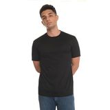 Emporio Armani Erkek Bisiklet Yaka Kısa Kol Regular Fit T-Shirt, Siyah, S