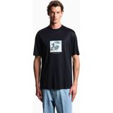 Emporio Armani Erkek Bisiklet Yaka Regular Fit Kısa Kol Pamuk Karışım Lacivert T-Shirt EM005272 AF10017-UB118 - 3XL