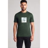 Emporio Armani Erkek Bisiklet Yaka Regular Fit Kısa Kol Pamuk Karışım Yeşil T-Shirt EM005272 AF10017-U7263 - 2XL