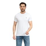 Emporio Armani Erkek Bisiklet Yaka T-Shirt, Beyaz, M Beden