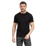 Emporio Armani Erkek Bisiklet Yaka T-Shirt, Siyah, 3XL