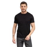 Emporio Armani Erkek Bisiklet Yaka T-Shirt, Siyah, XS