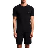 Emporio Armani Erkek Bisiklet Yaka Tişört, Siyah / beyaz, M