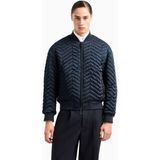 Emporio Armani Erkek Çift Taraflı Dik Yaka Arkası Marka Logolu Uzun Kollu Lacivert Mont 6D1B71 1NUAZ-0920 - 52