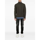 Emporio Armani Erkek Dar Kesim Aşınmalı Siyah Jeans 6D1J75 1D46Z-0006 - 31