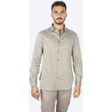 Emporio Armani Erkek Desenli Uzun Kollu Gömlek Yakalı Günlük Kahverengi Gömlek 3R1CQ2 1K0CZ-F1A7
