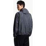 Emporio Armani Erkek Desenli Yan Çekmeli Büzgülü Etek Ucu Uzun Kol Mavi Ceket EM003265 AF12021-FB286 - 56