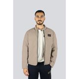 Emporio Armani Erkek Dik Yaka Uzun Kol % 100 Kuş Tüyü Cep Detay Kapitoneli Bej Mont EM003278 AF18499-U6189 - 54