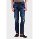 Emporio Armani Erkek Dokuma Kumaş Normal Bel Düz Model Mavi Jeans EM000121 AF22814-MB001 - 33 / 32