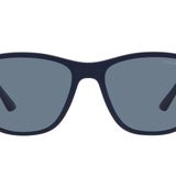 Emporio Armani Erkek Ea4201 Kare Güneş Gözlüğü, Mat Mavi/Koyu Mavi Polarize, 58 mm